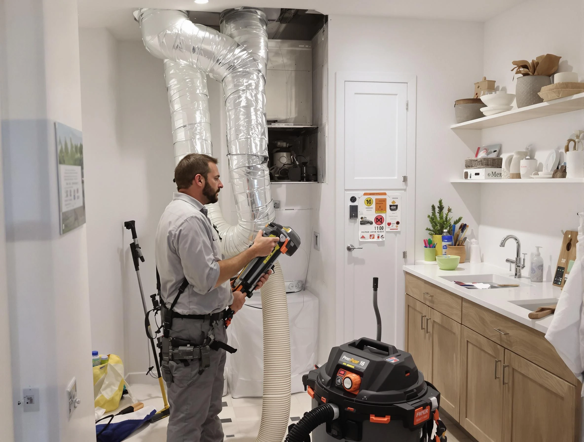 Clogged Dryer Vent Cleaning in Sandston