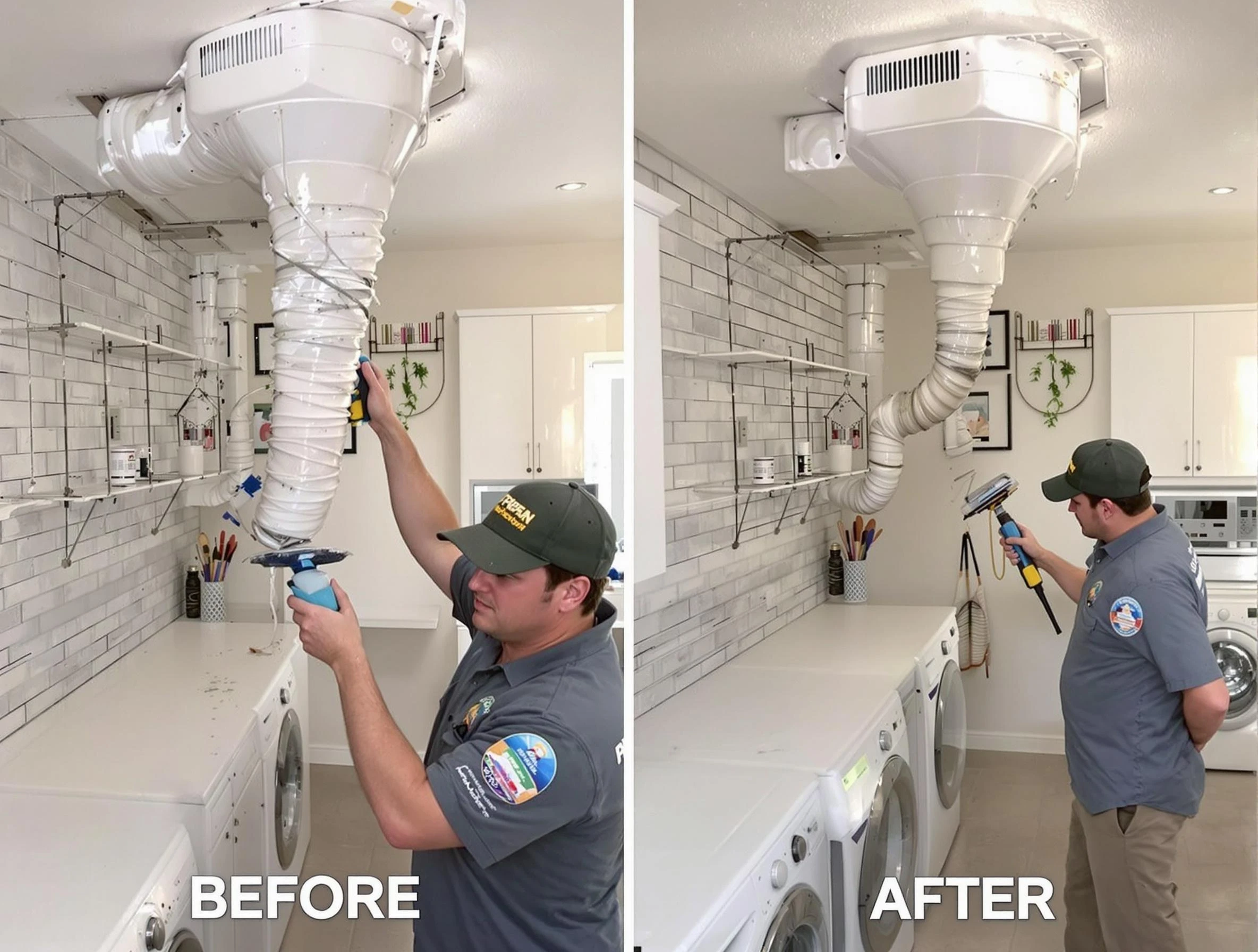 Professional dryer exhaust vent cleaning by Sandston Dryer Vent Cleaning in Sandston