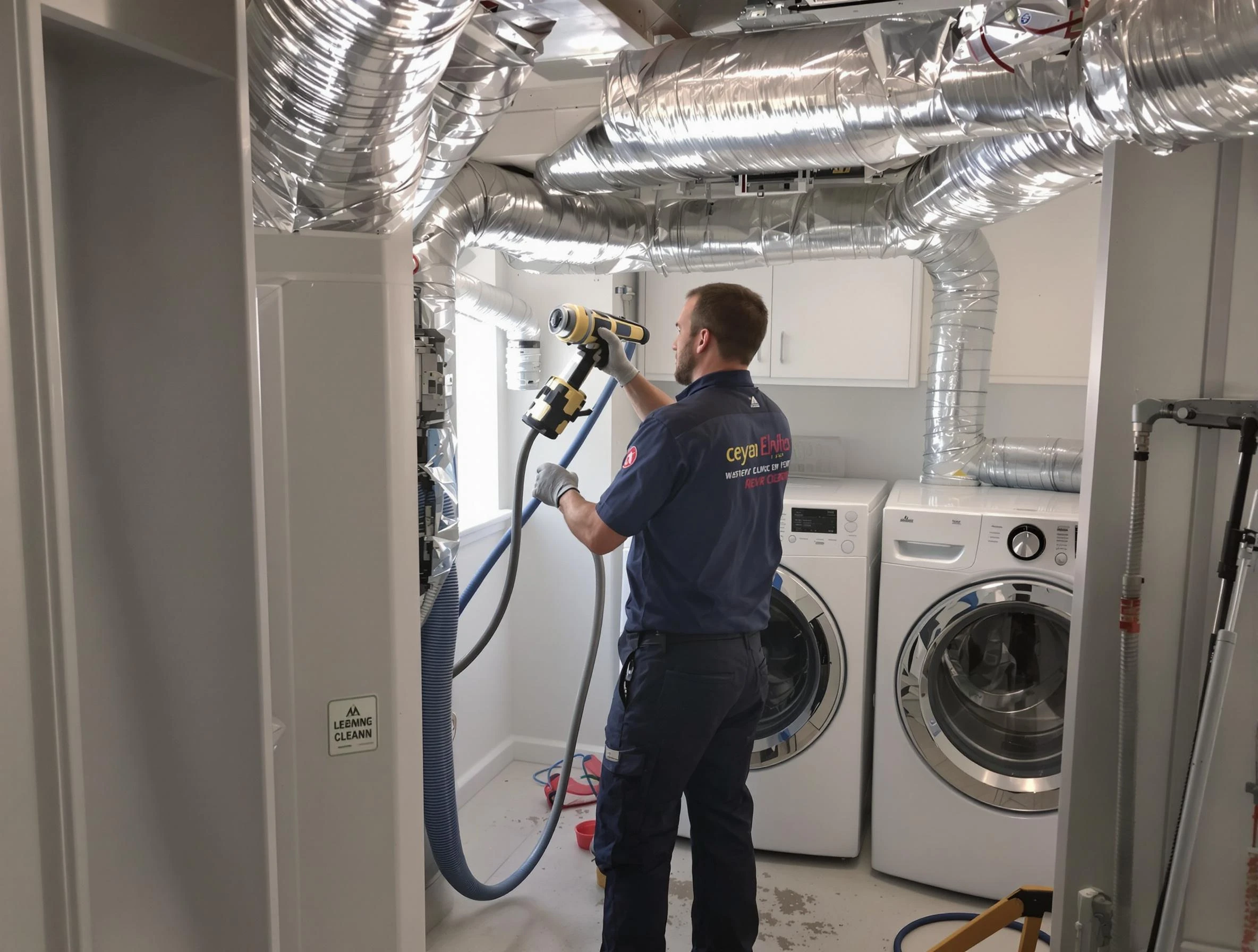 Sandston Dryer Vent Cleaning specialist using advanced equipment for thorough duct cleaning in Sandston